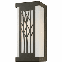 Meyda Custom 254971 Branches Contemporary Timeless Bronze LED Wall Light Fixture