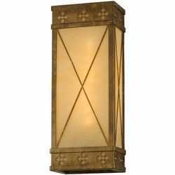 Meyda Custom 255000 Byzantine Black Wall Lamp