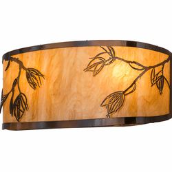 Meyda Custom 255207 Stoneycreek Country Transparent Copper Wall Lighting