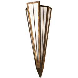 Meyda Custom 255577 Brum Contemporary Antique Copper Wall Light Fixture