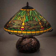 Meyda Lighting 261256 Tiffany Dragonfly Tiffany Mahogany