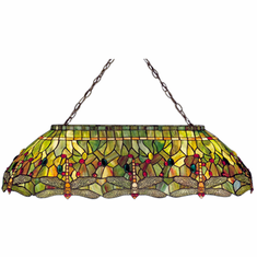 Meyda Lighting 26544 Tiffany Hanginghead Dragonfly Tiffany Island Lighting