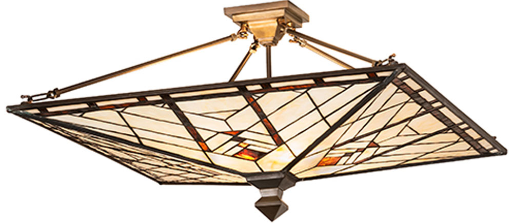 Meyda Custom 267072 Prairie Mission Tiffany Antique Copper