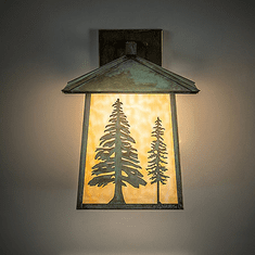 Meyda Custom 269421 Stillwater Verdigris Exterior Sconce Lighting