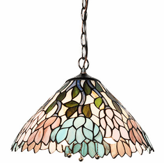 Meyda Lighting 270500 Wisteria Tiffany Pendant Lighting