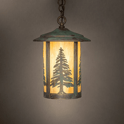Meyda Custom 271181 Fulton Verdigris Outdoor Pendant Lamp