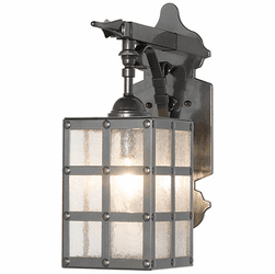 Meyda Custom 272646 Baretta Contemporary Ext Oil Rubbed Bronze Outdoor Lamp Sconce