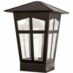 Meyda Custom 274365 Portchester Traditional Black Patina LED Outdoor Wall Lamp