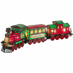 Meyda Lighting 274373 Personalized Modern Train Lighted Sculpture