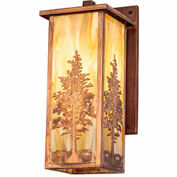 Meyda Custom 279078 Hyde Park Vintage Copper Outdoor Wall Mounted Lamp