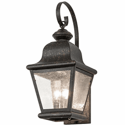 Meyda Custom 280319 Lapalma Traditional Coffee Bean Outdoor Wall Sconce Light