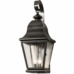 Meyda Custom 282057 Lapalma Traditional Craftsman Brown Outdoor Wall Light Sconce