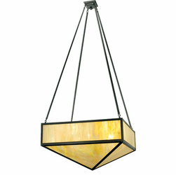 Meyda Custom 28673 Mission Craftsman Brown Pendant Lamp