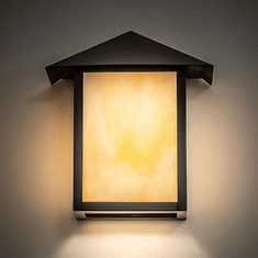 Meyda Custom 2945 Seneca Mission Craftsman Brown Outdoor Wall Sconce Lighting
