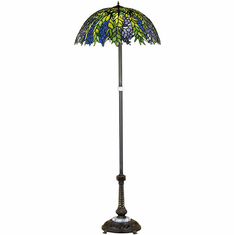Meyda Lighting 31113 Honey Locust Tiffany Floor Lamp