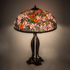 Meyda Lighting 31146 Tiffany Magnolia Tiffany Table Lighting