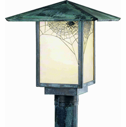 Meyda Custom 38047 Seneca Rustic Exterior Post Lamp