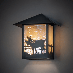 Meyda Custom 40988 Seneca Craftsman Craftsman Brown Outdoor Wall Light Fixture