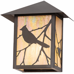 Meyda Custom 41857 Seneca Craftsman Brown Outdoor Sconce Lighting