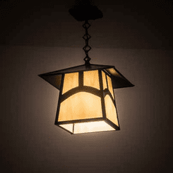Meyda Custom 45167 Stillwater Mission Craftsman Brown Pendant Light