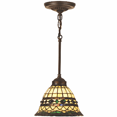 Meyda Lighting 48921 Roman Tiffany Mini Ceiling Light