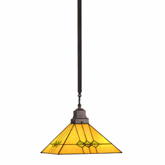 Meyda Lighting 49114 Martini Mission Tiffany Drop Ceiling Lighting