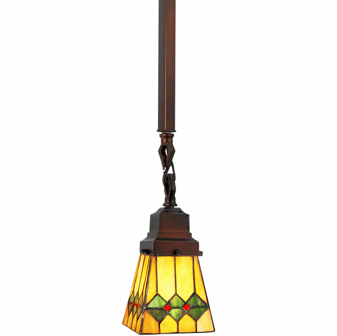 Meyda Lighting 49122 Martini Mission Tiffany Mini Pendant Lighting