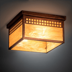 Meyda Custom 50660 Mission Vintage Copper Ceiling Lighting Fixture