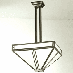 Meyda Custom 50662 Prairie Loft Craftsman Craftsman Brown Pendant Hanging Light