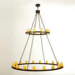 Meyda Custom 51090 Loxley Traditional Bronze Chandelier Lamp