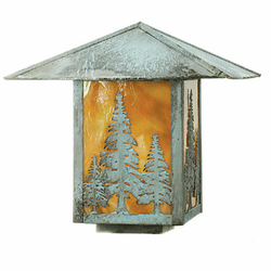 Meyda Custom 51169 Seneca Rustic Verdigris Exterior Post Light Fixture