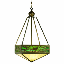 Meyda Custom 51230 Lone Elk Country Lighting Pendant