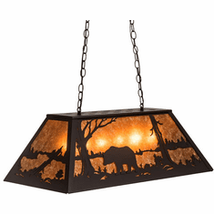 Meyda Custom 66368 Bear at Lake Country Kitchen Island Lighting