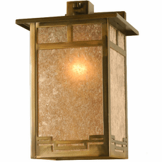 Meyda Custom 73882 Roylance Craftsman Antique Copper Wall Light Sconce