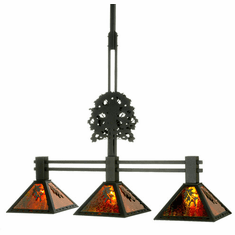 Meyda Custom 81116 Oak Tree Country Island Light Fixture