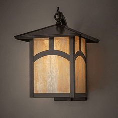 Meyda Custom 84761 Seneca Mission Craftsman Brown Wall Lighting