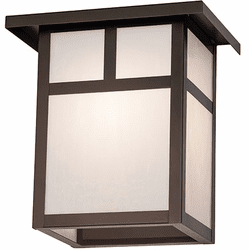 Meyda Custom 89911 Hyde Park Mission Craftsman Brown Outdoor Lighting Wall Sconce