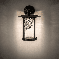 Meyda Custom 91383 Fulton Craftsman Brown Wall Lighting Sconce