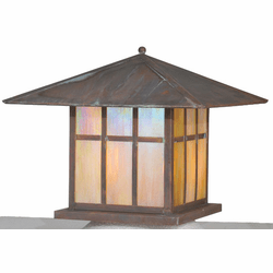 Meyda Custom 99696 Seneca Craftsman Vintage Copper Outdoor Pier Mount