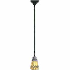 Meyda Lighting 49119 Martini Mission Tiffany Mini Ceiling Light Pendant