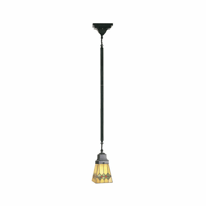 Meyda Lighting 49119 Martini Mission Tiffany Mini Ceiling Light Pendant