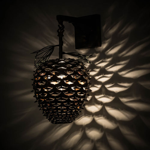 meico*.。♡　0527 Meyda Custom 176185 Stoneycreek Pinecone Country Wall Sconce