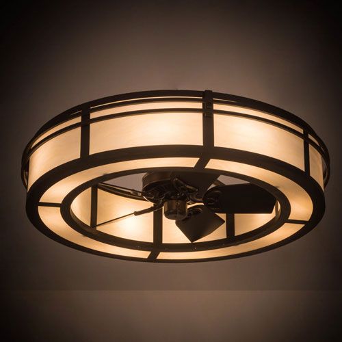 Meyda Custom 181177 Sargent Oil Rubbed Bronze Bleached Honey
