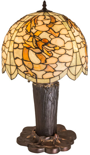 Meyda Lighting 27567 Chinese Dragon 25 Inch Tall Tiffany Art Glass 