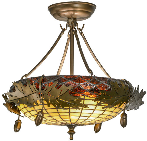 maa⭐︎♡ Meyda Custom 98965 Acorn and Oak Leaves 15.5 inches wide 3