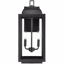 Millennium 194002-PBK Beaufort Contemporary Powder Coated Black Outdoor Wall Lighting