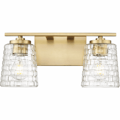 Millennium 22102-VB Saben Modern Vintage Brass 2-Light Bath Lighting Sconce