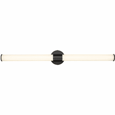 Millennium 2222-MB Trumann Modern Matte Black LED 36" Bathroom Light Sconce