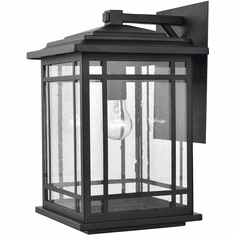 Millennium 4152-PBK Armington Contemporary Powder Coat Black 9" Outdoor Wall Lighting Sconce