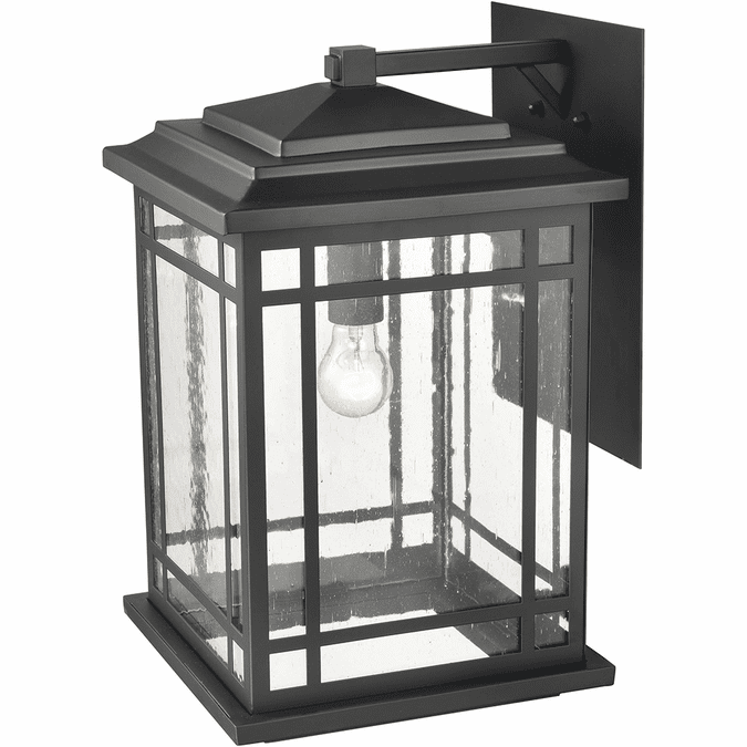 Millennium 4153-PBK Armington Contemporary Powder Coat Black 11" Exterior Wall Sconce